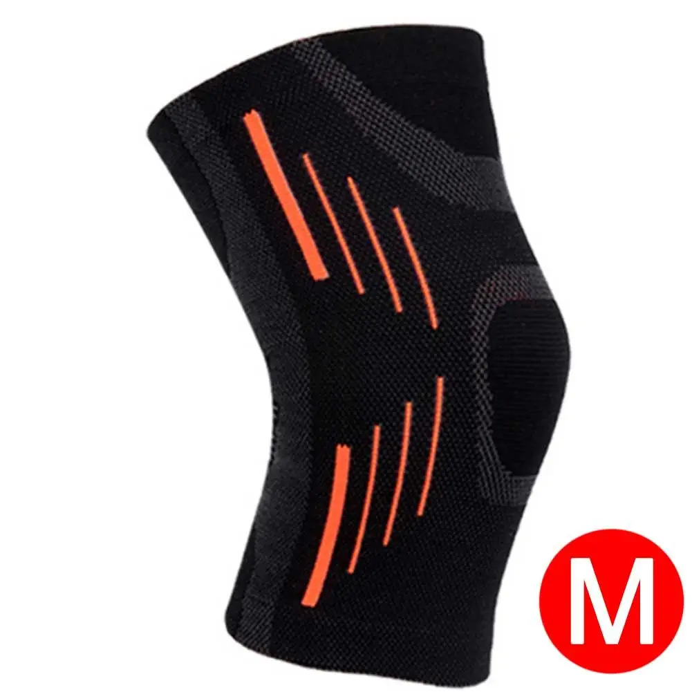 Открытый силиконовый нескользящий спортивные наколенники - Цвет: Orange