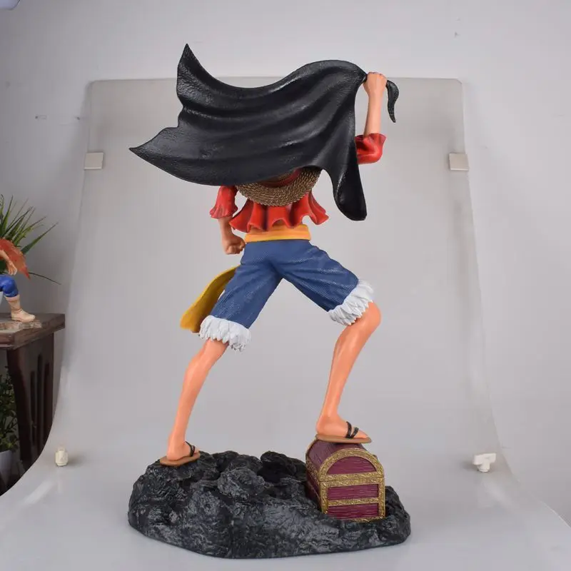 One piece GK фигурка большого размера Обезьяна D Луффи 1/4 Аниме ПВХ 60 см Коллекционная модель игрушки изысканный для детей подарок статуя Figma