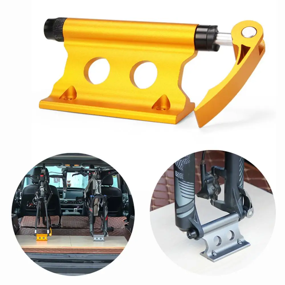 

Bike Bicycle Car Roof Rack Carrier Quick Release Alloy Fork Lock Mount Racks Stable Quick Mounting Tools Bike Accessories