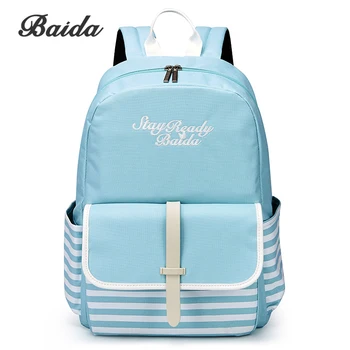 

Baida Fashion School Backpacks Teenage Girls Canvas Women Back Pack Backpack Travel Bags mochilas escolares para adolescentes