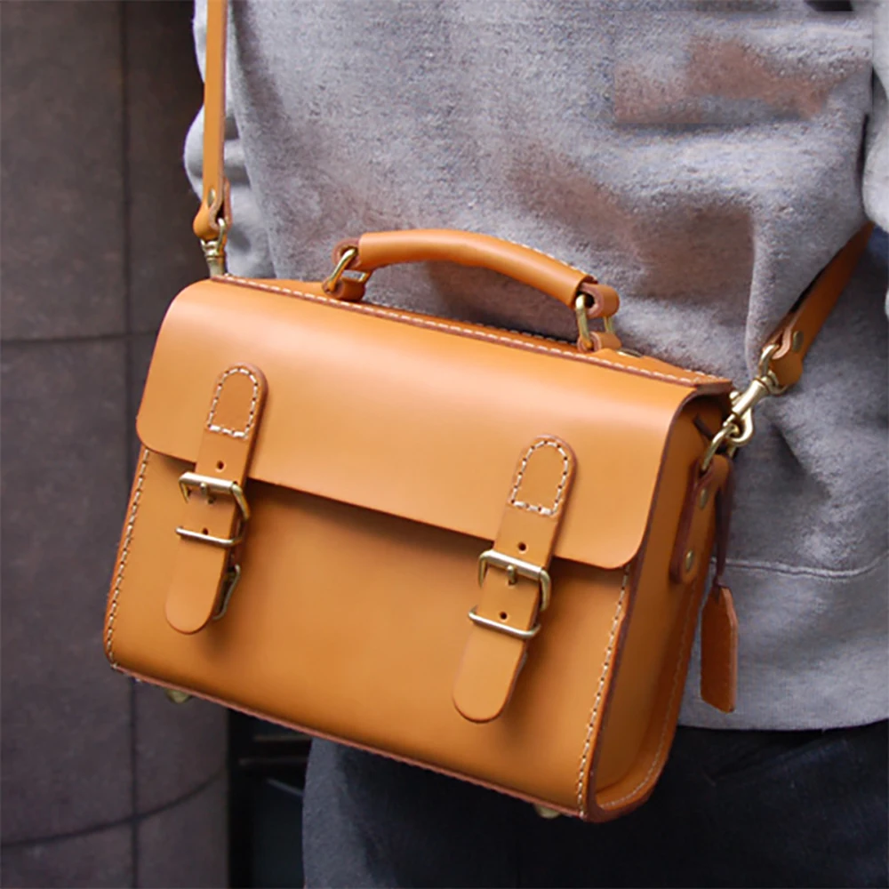 Diy Leather Craft Men Shoulder Briefcase Big Handbag Kraft Paper Template Pattern Stencil leather craft template sewing template 30x25x14cm