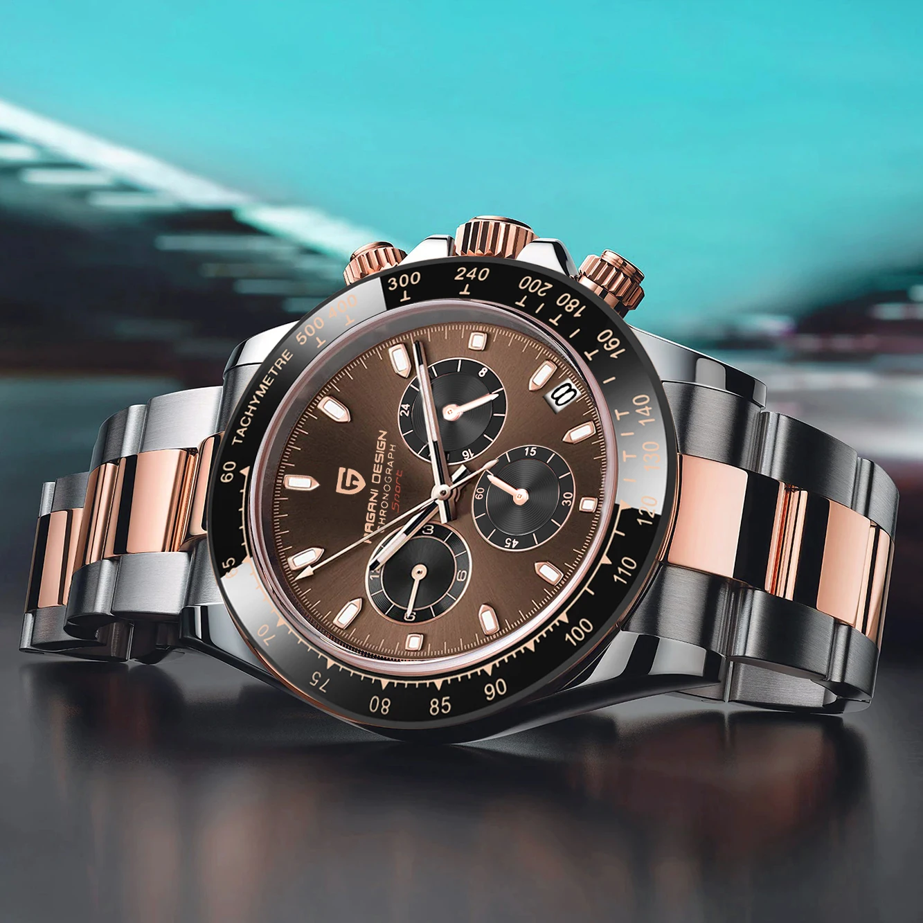 PAGANI DESIGN 2022 nuovo orologio al quarzo di lusso al cioccolato 1644 di  marca per uomo cronografo sportivo orologio automatico con data in acciaio  inossidabile|Quartz Watches| - AliExpress