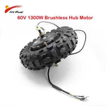 

11Inch 60V 1300W Motor Vacuum Tire Conversion kit off Road Electric Scooter Motor Parts Modified DIY Wheel Brushless hub Motor