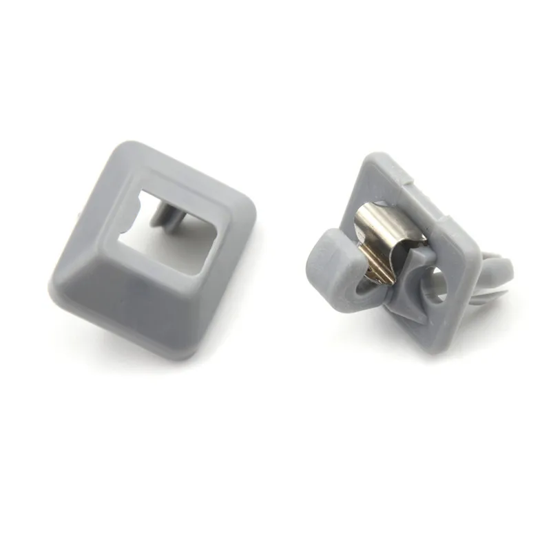 Grey Interior Sun Visor Clip Holder Hook For Audi A3 A4L A5 Q3Q5 TT High Quality