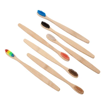 

1pc Toothbrush Soft Bristle Solid Bamboo Handle Toothbrush Teeth Whitening Tooth Brush Eco-friendly Tooth Teeth Brush Oral Care