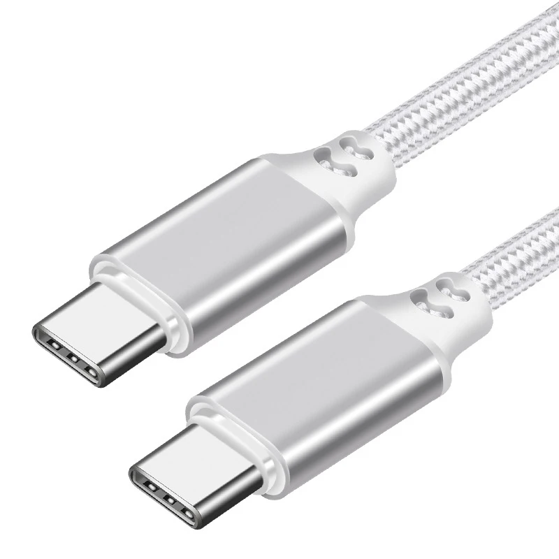 USB C кабель для передачи данных PD 100 Вт 5A быстрое зарядное устройство двойной тип