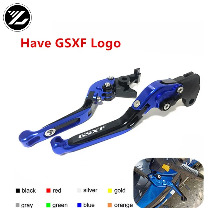 Есть логотип GSXF для suzuki GSX650F 2008- GSX1250 F/SA/ABS 2010- мотоциклетные Складные Выдвижные Тормозные Рычаги Сцепления