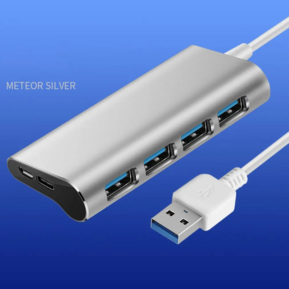 CZH-T294 4 IN 1 USB 3.0 Divider Docking Station 4 Ports 3.0 Hub Adapter Dock High Definition Hub