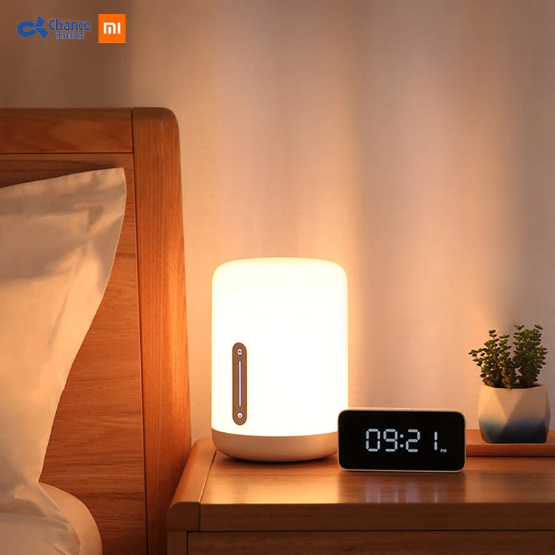 Xiaomi Mijia прикроватная лампа 2 умный стол светодиодный ночник Bluetooth внутренний ночник работает с Apple HomeKit