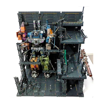 

46 x 49 x 31cm DIY Hangar Garage Model Display Base for Gundam PG MG HG RG Model Building Kits (without Mecha)