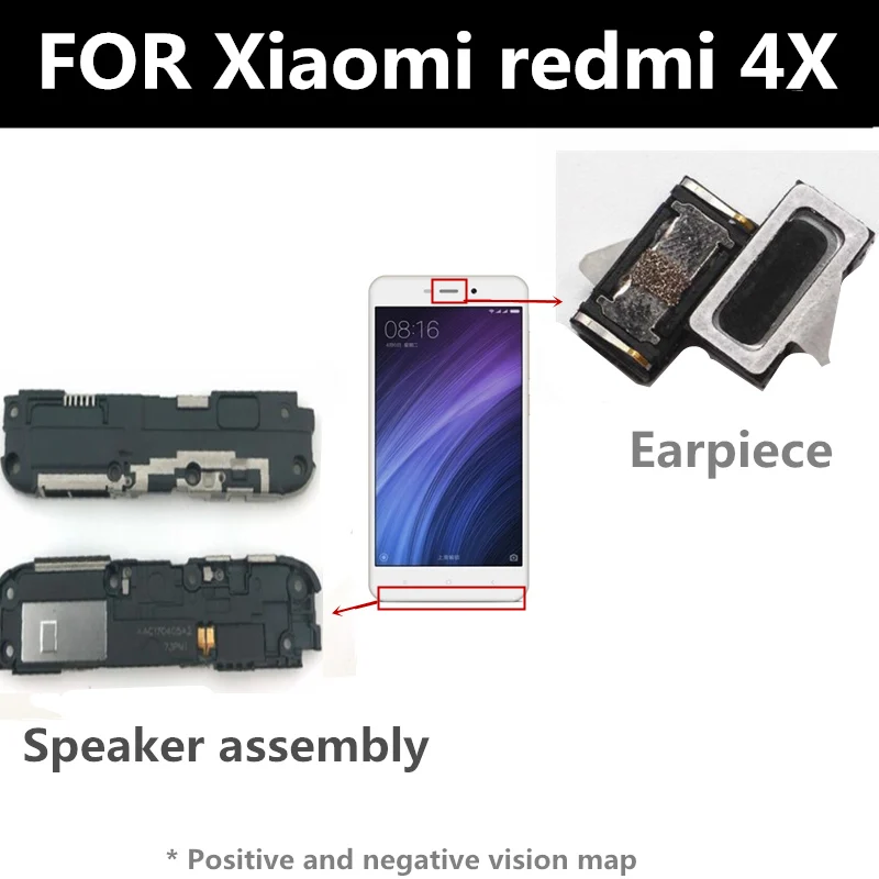 Для Xiaomi redmi 4X динамик наушник для ремонта телефона и запасные части | Мобильные