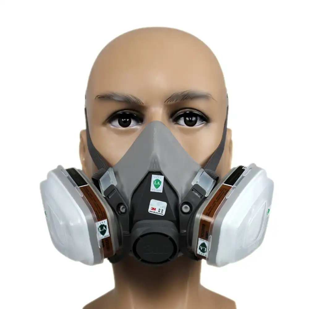 3m 6200 half face gas mask respirator with 2pcs formaldehyde