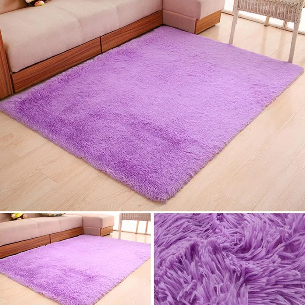 purple MeterMall 50X80 см коврик для ванной комнаты нескользящий водопоглощающий супер плюшевый моющийся коврик для ванной комнаты - Цвет: purple
