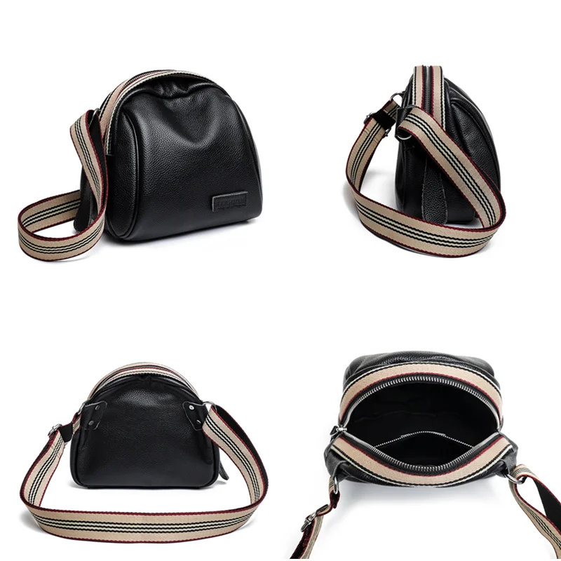 100% Genuine Leather Women Handbags Women's Bag Brand soft Cowhide Ladies Messenger Bag Fashion Luxury Female Shoulder Tote Bags 6