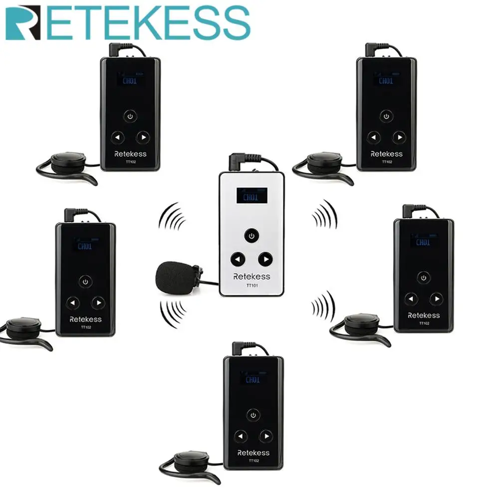 RETEKESS Wireless Audio Tour Guide System 99