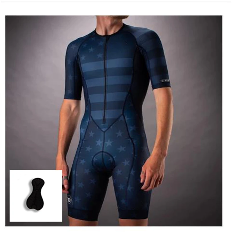 

Custom Men One Piece Professional Breathable Triathlon Suit， Wear Quick Dry Full Zipper Triathlon Apparel 2021 China Manufacture