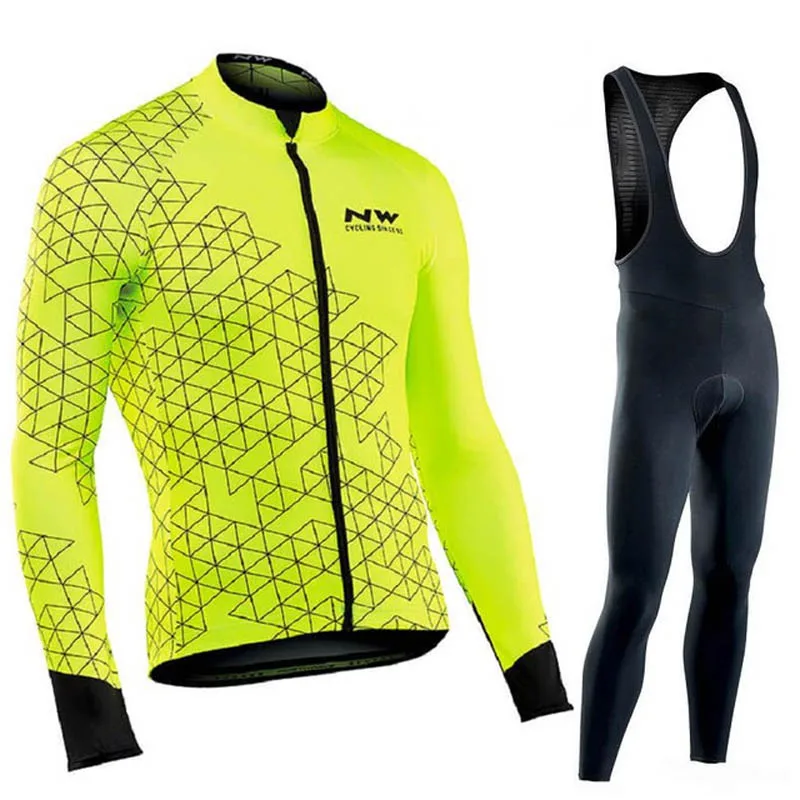 Велосипедная одежда комбинезон-набор MTB дорожный велосипед Ropa-Ciclismo осень мальлот длинный