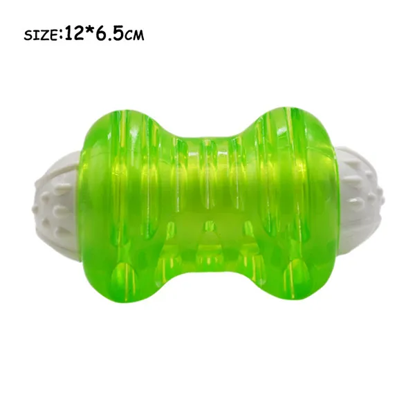 Green Игрушка-жевалка для собак для зубов-моляров домашних животных, игрушки для собак, устойчивые к укусам, Обучающие игрушки-Жвачки, инструменты для очистки для маленькой собаки - Цвет: Green