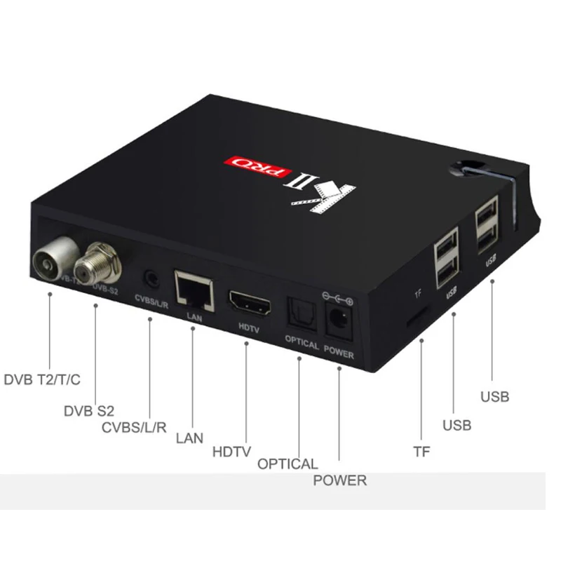 MECOOL Кии PRO Android 7,1 ТВ Box Amlogic S905D Quad-Core DVB-T2 DVB-S2 DVB-C 2G/16G Декодер каналов кабельного телевидения 4K Bluetooth4.0 2,4/5G Wi-Fi OTA