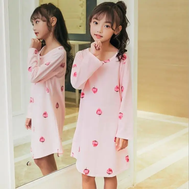 Платье принцессы с рукавами-одиночками для девочек; Летнее Детское платье; ночная рубашка; Детские платья; ночное платье; Пижама; одежда для сна; пижамы - Цвет: model 20