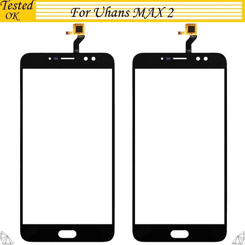 6,44 дюймов для Uhans Max2 Max 2 сенсорный экран сменная панель дигитайзер белый черный для Uhans Max2 сенсорный экран