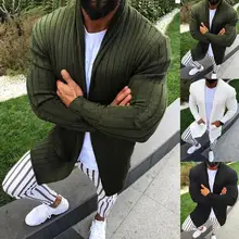 Зимний теплый свитер, куртка с карманами, повседневный мужской свитер, трикотажный кардиган, Осенний вязаный свитер, Casaco Masculino Hombre Boyfriend, подарки