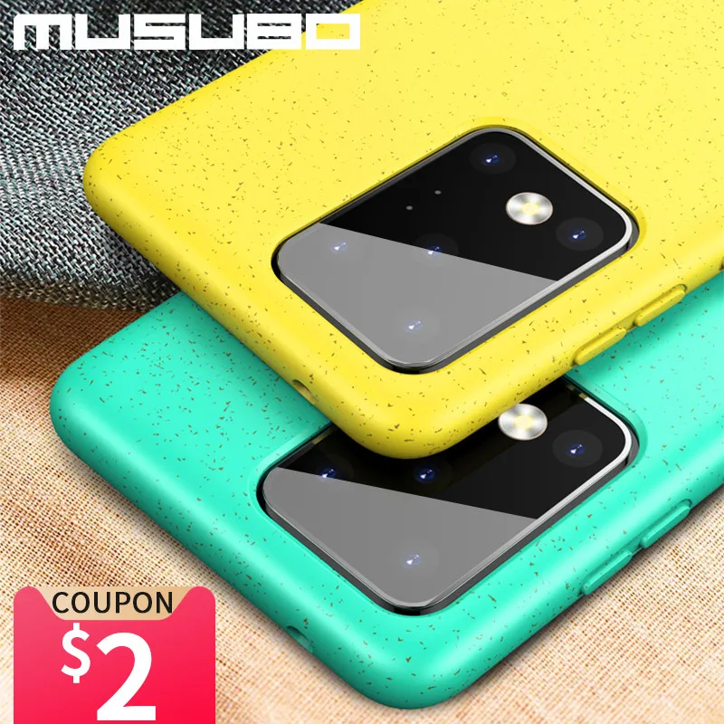 Чехол Musubo для Samsung Galaxy S20 Ultra Plus S10 Fundas мягкий ударопрочный силиконовый защитный