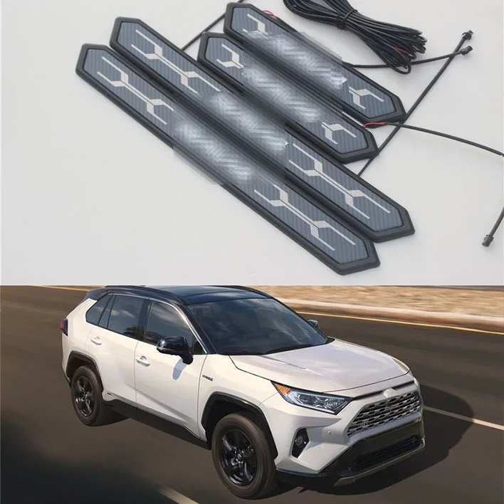 Накладка на порог из нержавеющей стали для Toyota RAV4 RAV 4 XA50 2019 2020|Лепнина интерьера| |