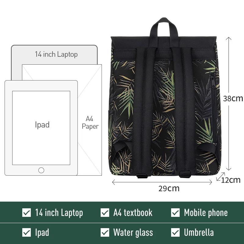 9452-3482b4.jpg Stitching Design Women's Fashion Backpack High School Backpack Travel Backpack