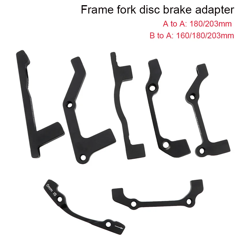 

MTB Bike Disc Brake Adapter Converter Ultralight Bracket IS PM AB to PM A Disc Brake Mount Adapter for 160 180 203mm rotor