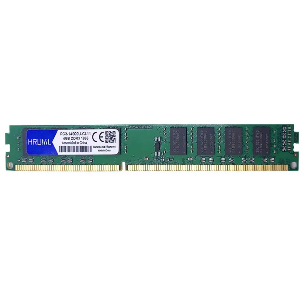 Hruiyl Memória Ram Embutida 1866 Mhz 8gb 4g Módulo de Memória Dimm para Computador Placa-mãe de pc 1866 Mhz 240 Pinos 1.5v - Imagem 2