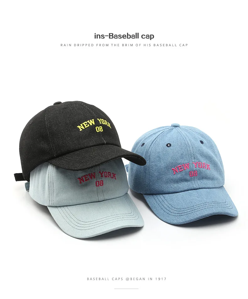 SLECKTON Denim Baseball Cap for Women 