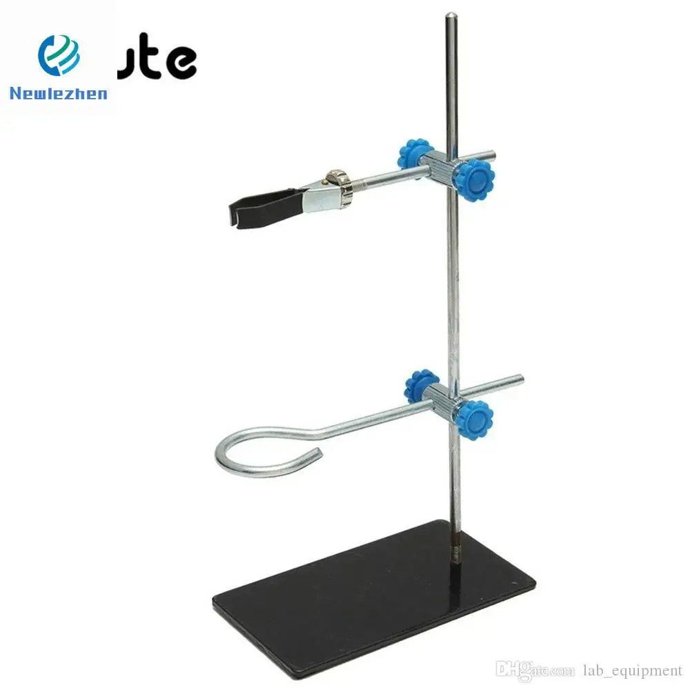 

Lab Bracke Stands SupportKicute 1pcs 30cm High Retort StandIron Stand With Clamp Clip Laboratory Ring Stand Equipment