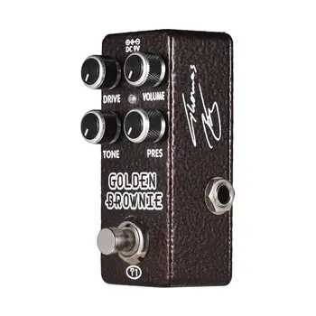 

XVIVE T1 GOLDEN BROWNIE Distortion Guitar Effect Pedal Full Metal Shell True Bypass Portable Guitar accessories