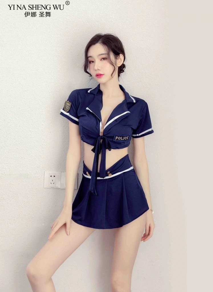YI NA SHENG WU Cosplay Women Sexy Lingerie Sailor Ds Stage Costumes Low Waist Student Stewardess Uniforms Outfit -Zentai shop online H4b4f985cbbae4568b97e47cce97bfa5eC.jpg