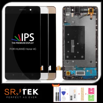 

SRJTEK For Huawei Honor 4C LCD Touch Screen Matrix Digitizer Sensor For Honor 4C Glass With Frame For Huawei G Play Mini Display