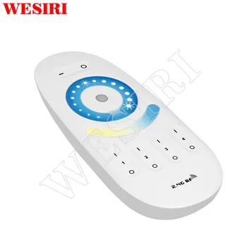 

Milight FUT091 2.4G LED CCT Dual White LED Lighting Group Division 4 Zone RF Transmission Tech CCT Remote Controller
