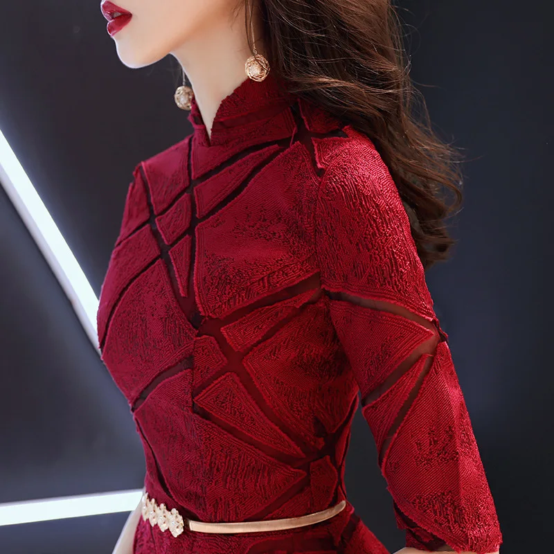 Dark-Red-Party-Evening-Cheongsam-Dress-Oriental-Chinese-Style-Woman-Elegant-Qipao-Sexy-Wedding-Prom-Short (3)