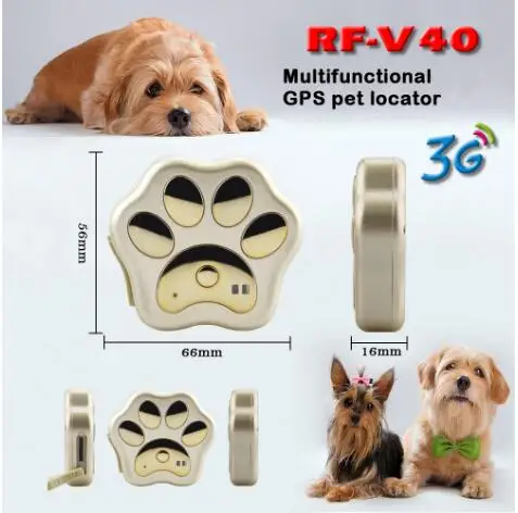 

YHY 3G Pet GPS Tracker Dog Cat Anti-lost Device Mini Waterproof Pet People Wifi Locator Advanced Sealing Waterproof Dustproof