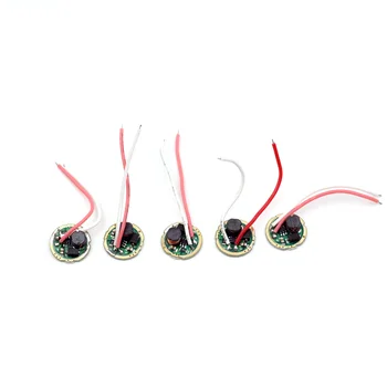 

5 pcs Diameter 15.3MM 20MM Driver 3W Q5 LED Driver board single mode Driving 1.5V-3.7V input led Flashlight torch Circuit Board