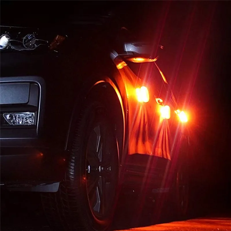 Best Bicycle LED Light Road Flare Red LED Safety Flare Flashlight Magnet Flashing Warning Night Lights Roadside Emergency Flares 2