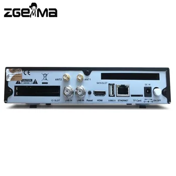 

2pcs/lot dhl free ZGEMMA H9.TWIN Linux OS Enigma2 Digital 4K UHD Satellite Receiver DVB-S2X+DVB-S2X twin tuner Built in Wifi