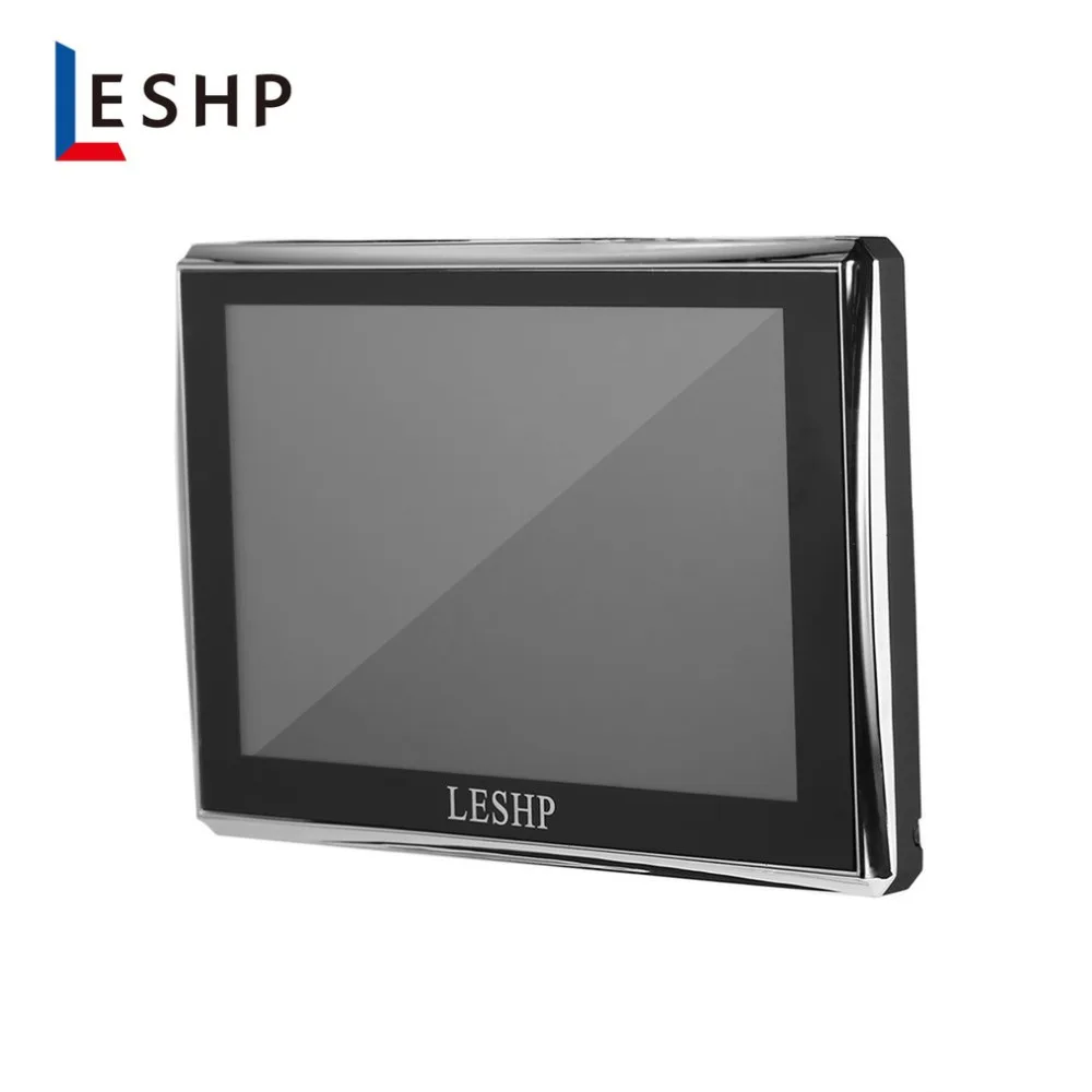 LESHP Черный Прочный HD Автомобильный gps Глобальная система позиционирования сенсорный экран навигационная карта бесплатное обновление грузовых навигаторов автомобильные