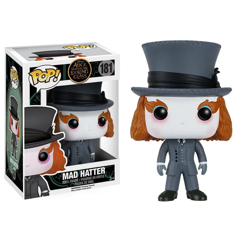 FUNKO POP Алиса в стране чудес Chessur Cat Mad Hatter виниловые фигурки Коллекция Модель игрушки куклы