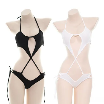 

Appeal clothing Sexy three point strap bikini Pajama girls wear hollowed-out lingerie Private suit