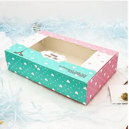 25 шт., 21,5x13,5x5 см, Подарочная коробка, бумажная коробка для печенья, упаковка для выпечки, коробка для подарков, свадебные сувениры и коробки для конфет, вечерние коробки S