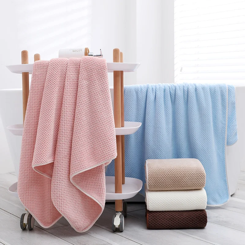 Newborn Baby Towels Coral Fleece Towels Soft Infant Bath Towels Blanket