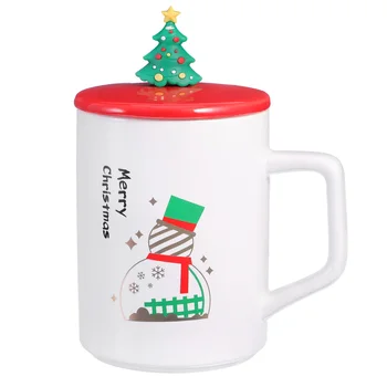 

1 Pc Adorable Mug Cup Ceramic Cup Ceramic Mug Cup Christmas Mug Cup Mug Cup for Office Gift