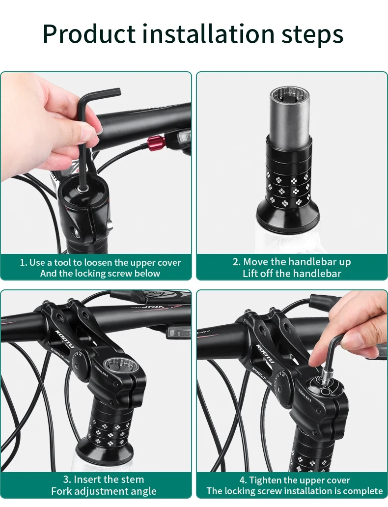 How to install a bicycle stem riser