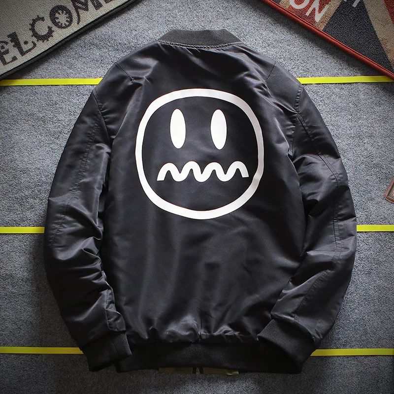

Spring And Autumn New Style MEN'S Outerwear Reversible Jacket Korean-style Casual Trend Spring And Autumn-Baseball Top